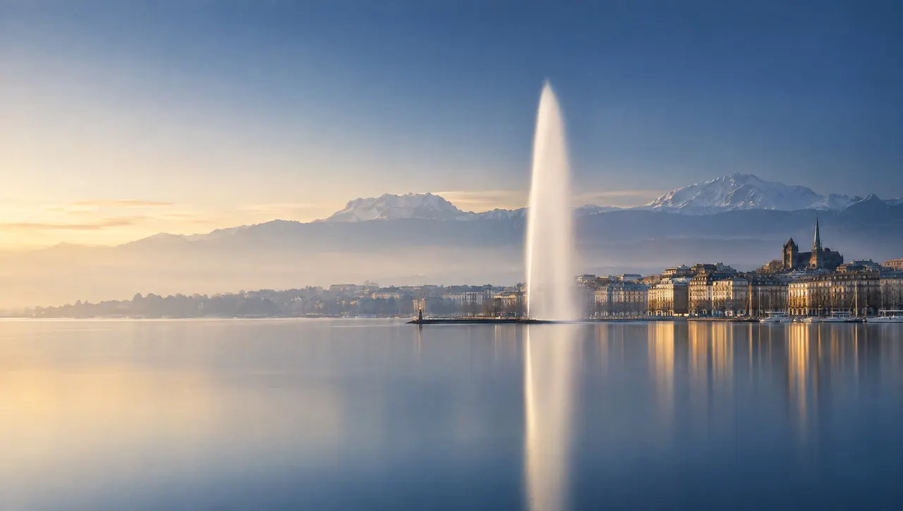 Lake Geneva at first light